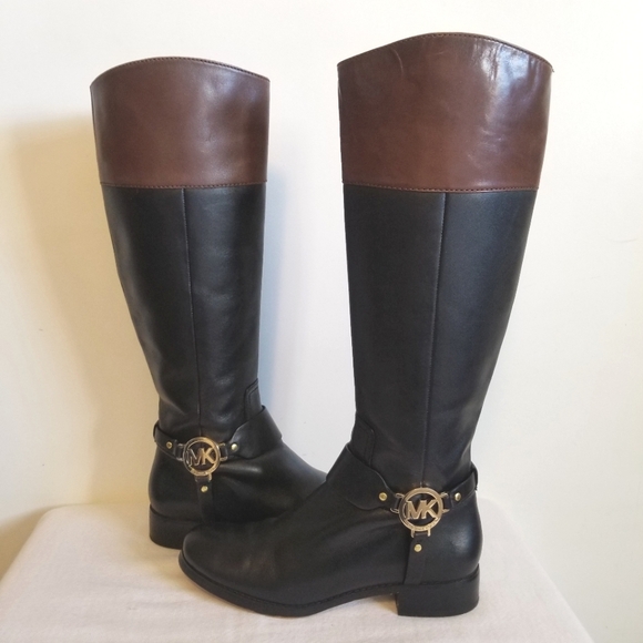 Michael Kors Fulton Riding Boot Size 7.5 - Picture 1 of 13